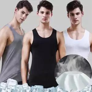 3컬러 남성 여름 냉기솔솔 심리스 이너런닝 라운드형 나시 쿨티셔츠 2026