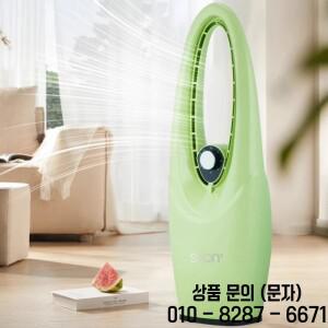 HEPA 공기 정화 기능을 갖춘 3단 초저소음 블레이드리스 타워 팬 360 ° 진동 홈 오피스용 조절 가능한 바