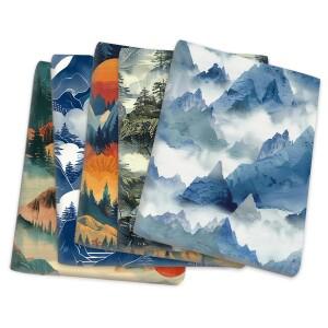 50x145cm 티슈 바느질 퀼트 직물 재료 DIY 수제 산 프린팅 폴리 에스터 코튼 원단