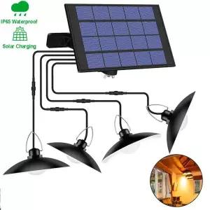 캠핑용 야외 방수 태양광 조명, 정원 마당 태양광 펜던트 조명, 따뜻한 흰색/흰색 실내 테라스 태양광 램프