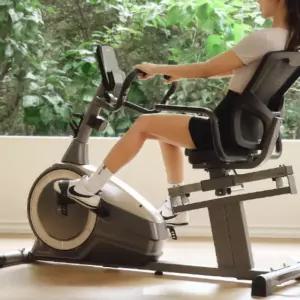 멜킨 좌식바이크 실내자전거 가정용 바이크 그레이