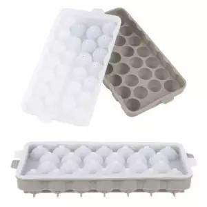 주방용품 실리콘 미니 아이스볼 카키그레이