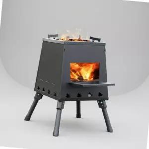 접이식 불멍 화목난로 캠핑용 장작 난로 대형 화로대 스토브