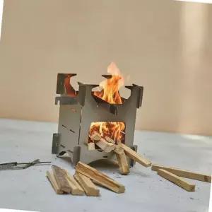 휴대용 조립식 캠핑 화로대 미니 불멍 바베큐 그릴 야외용 캠프