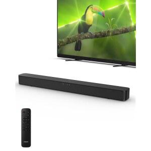 [미국배송] 필립스 B4000 2.0 채널 블루투스 사운드바 - HDMI ARC ROKU TV 지원 60W 최대 출력 블랙