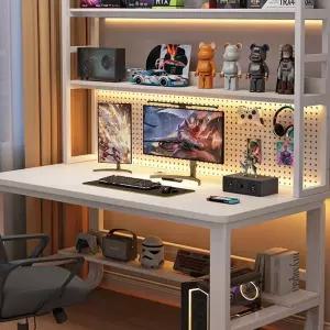 2인용 게이밍책상 컴퓨터 서재 테이블 피씨방 더블 학생 데스크 컴퓨터책상