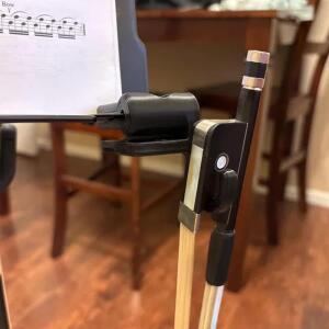 Nice연필 클립이 악보대용 호환 활 홀더 바이올린 비올라 첼로 베이스 연주자 접이식 후크 정리함