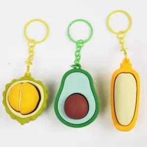 후르츠 딸깍이 열쇠고리 (1p) 과일모양 키링 가꾸 백참 키홀더 가방 장식 악세사리
