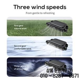 휴대용 자동차 시트 팬 3단계 조절 가능 헤드레스트 냉각 5V/2A 뒷좌석 내부 액세서리