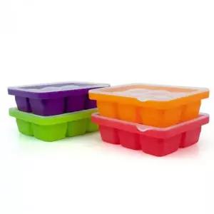 이유식 냉동 보관 용기 실리콘 큐브 6구 얼음틀