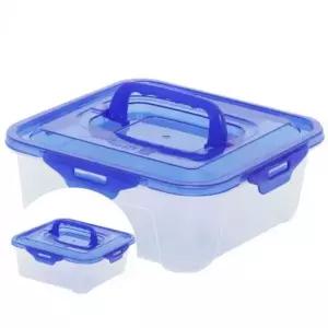 밀폐용기 2.2L 지퍼락 직사각밀폐용기 투명밀폐용기 핸디형