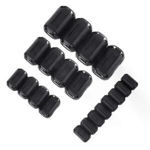 클립형 페라이트 코어 EMI/RFI 노이즈 필터 USB 오디오 비디오  전원 케이블용 스냅온 초크로 간섭 감소