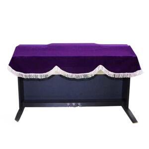 88키 전자 피아노 커버 카바  -  레드/퍼플 벨벳 프린지 그랜드 키보드용