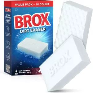 매직 지우개 스펀지 - 18 카운트 멜라민 오래 지속되는 멀티 표면 클리너 욕실 샤워기 벽 폼 클리닝 패드