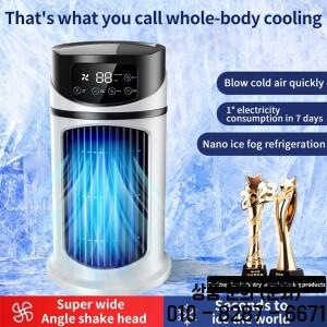 휴대용 미니 에어컨 USB 데스크탑 팬 물 냉각 쿨러 사무실 모바일