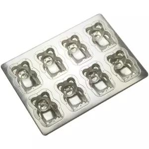 마들렌 베이킹틀 12p 메탈릭 틀 휘낭시에 실리콘 머핀