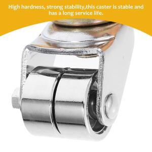 1세트 스틸 피아노 캐스터 금속 교체용 호환 철제 소형 바퀴 매끄러운 라인 디자인 이동용품 고경도