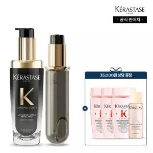 [롯데백화점]케라스타즈 [단독] 크로놀로지스트 퍼퓸 헤어오일 75ml+리필 75ml 세트