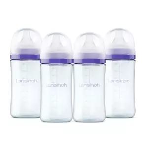 란시노 유리젖병 240ml  젖꼭지 M 4세트 175592