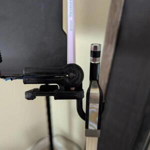 비올라 바이올린 첼로 베이스 활 스탠드 편리한 연필 클립이 접이식 홀더