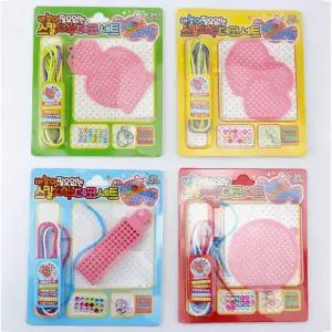 스킬 자수데코 세트/놀이터 자수패키지 만들기 10개 지능개발 지능개발완구 소근육