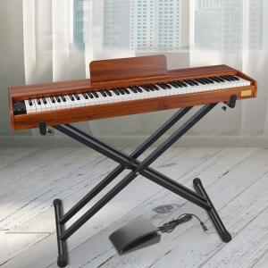 전자 피아노용 호환 와이드 댐퍼  호환 서스테인 풋 페달 휴대용 호환 컴팩트 키보드 호환 액세서리  미끄