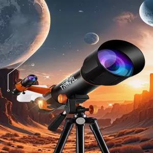 과학학습용품 우주관측 천체망원경 목성관측 천체 입문용 우주 별자리 카메라 초보용 천문 굴절