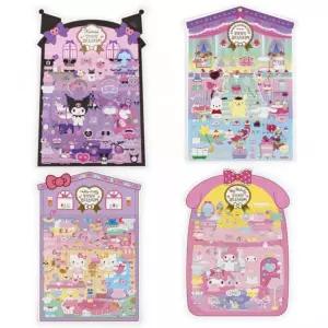 스티커놀이 산리오스티커놀이 말람말랑 하우스+코디스티커 단체선물 여아 학습완구 딸