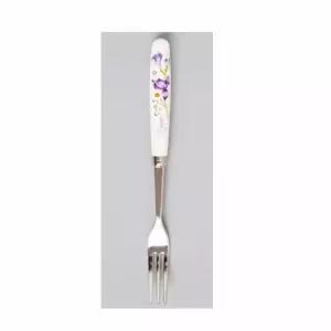 퍼플 티포크 세트 3P 과일 포크 스테인리스 스푼