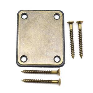 ST TL 기타 재즈베이스 교체 호환 액세서리 6Coloer 용 호환 나사가 1세트 일렉트릭 넥 플레이트