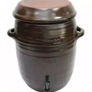 보관 수전 주방 옛날 다용도 옹기 항아리 물 디스펜서 주방옹기