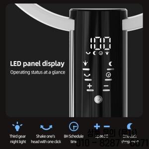 리모컨이 있는 플로어형 선풍기 공기 순환 충전식 높이 조절 가능 캠핑용