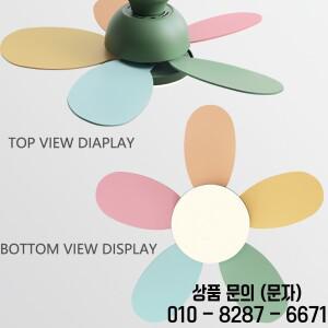 36/42인치 5엽 날개 DC 모터 저상형 천장 선풍기 (60W LED 조명 및 리모컨 포함) 14세 이상방/딸방용
