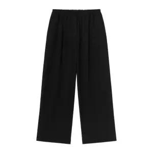 국내매장판 에잇세컨즈 긴바지 폴리피치 밴딩 팬츠 블랙 387259