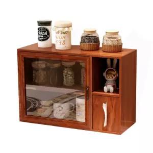 엔틱 원목 주방 장식장 찬장 그릇장 선반장 인테리어 홈카페 미니찬장 글라스 레트로 진열장