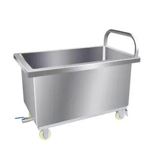 이동식 세척통 스텐 걸레 대야 밀대 화장실 바퀴 탱크 스테인레스 업소용 마포 마대