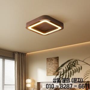 현대적인 월넛 색상 천장 선풍기 램프 조명 스마트 앱 블레이드리스 오피스 팬 거실 침실용 고품질