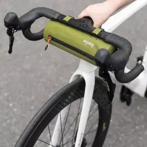 락브로스 로드투스카이 자전거 핸들바백 방수 원통형 가방 로드 MTB 전동킥보드 수납백