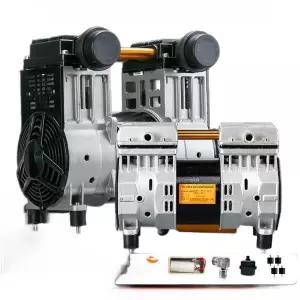 에어 콤프레샤 오일 헤드 자동식 컴프레샤 목공 프리 고압 펌프 저소음 알루미늄