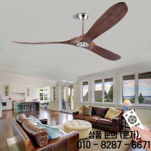 빈티지 레트로 나무 천장 선풍기 리모컨 포함 LED 조명 없음 스마트 블랙 인버터 가정용 Dc40W 52 60