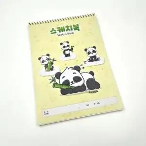 유아스케치북 16절 사이즈 종합장 2000 스케치북 판다 105g 36매