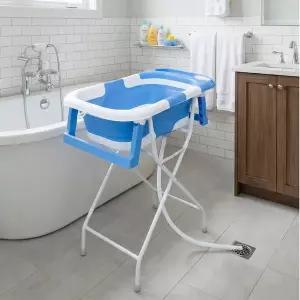 캠프365 휴클린 논슬립 허리편한 강아지 욕조 접이식 목욕대 반려동물 목욕다이 스탠