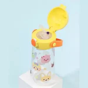 뽀로로 원터치 빨대 물통 트라이탄 1P 어린이 휴대용 물병 외출 피크닉