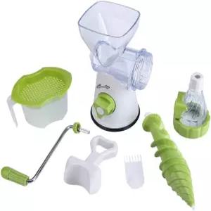 Fdit 주스기 수동 시트러스 프레스 오렌지 압착기 셀러리 밀기울 케일 시금치 및 기타 잎채소용 과일 채소