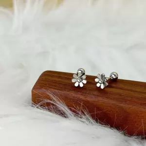 미니 꽃장식 서지컬 데이지 피어싱 연골 스틱 타입