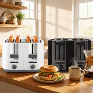 커먼스스토어 협력사 4구 토스트기 냉동 식빵 토스터기 베이글 굽기 토스트기계