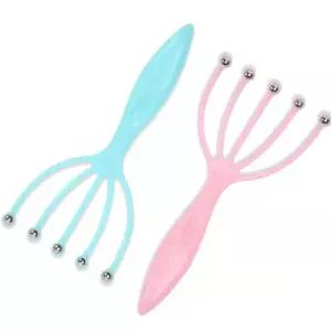 시원한 미니 휴대용 머리 지압 케이 관리 마사지기 HgA3+9deL