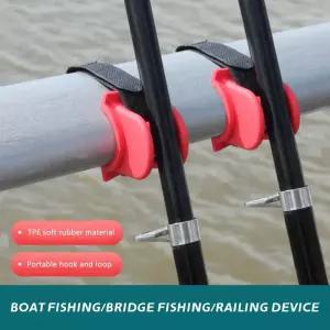 U자형 낚싯대 브래킷 휴대용 TPE 홀더 낚시 보트 난간 고정대 바다