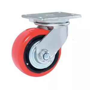 거성상사 150mm(6인치) 단조 고하중 중하중 우레탄바퀴 산업용 캐스터 엘카 고중량 대차 구르마