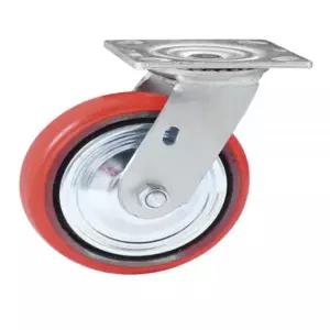 유창캐스터 고중량 150mm 중하중 중량 고하중 6인치 우레탄바퀴 산업용 대차 구르마 엘카 캐스터